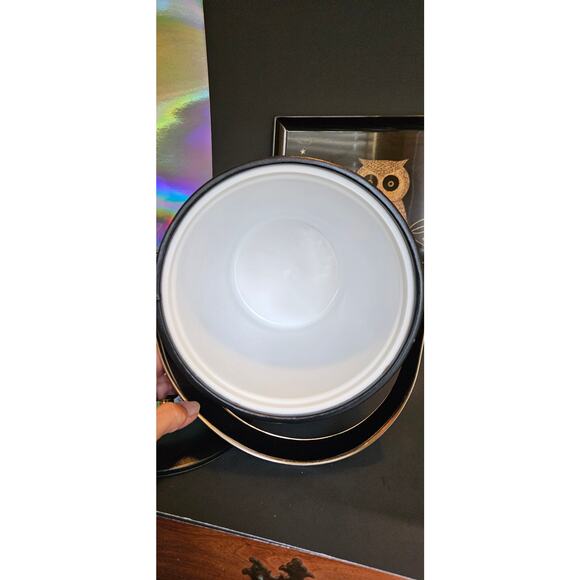 Couroc Owl Gold 8 Pc Tray 6 glasses and ice bucket -22K Gold - Picture 10 of 11